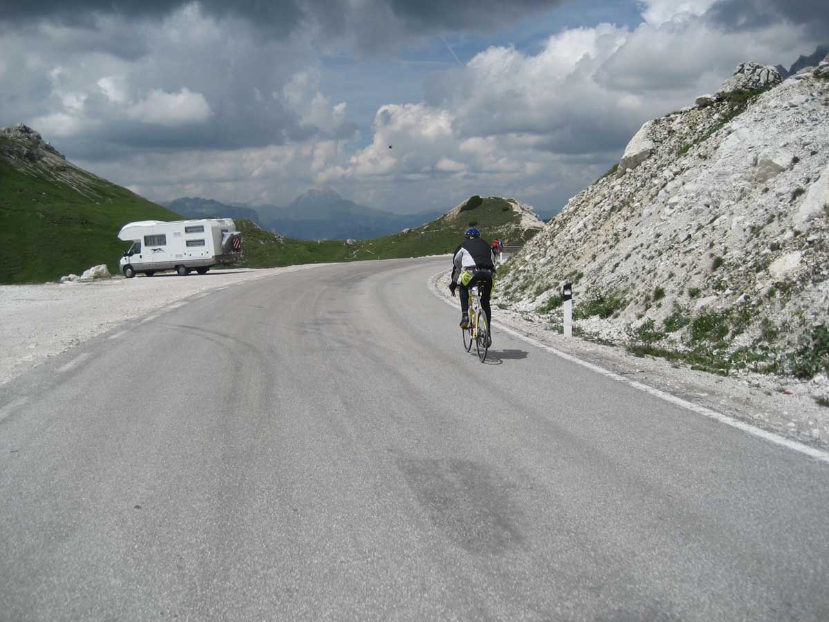 Konečne posledný kopec za mnou. Val Parola